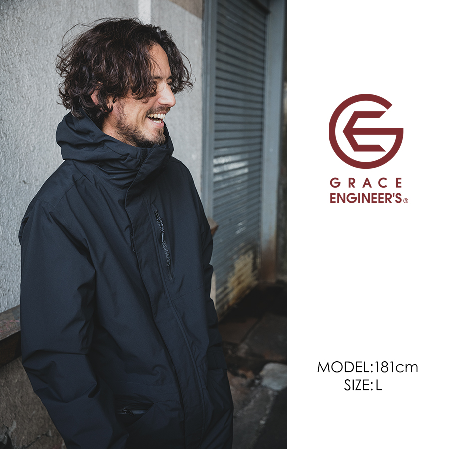 グレイスエンジニアーズ 防風防水防寒 ブリザードシェルツナギ GE-770