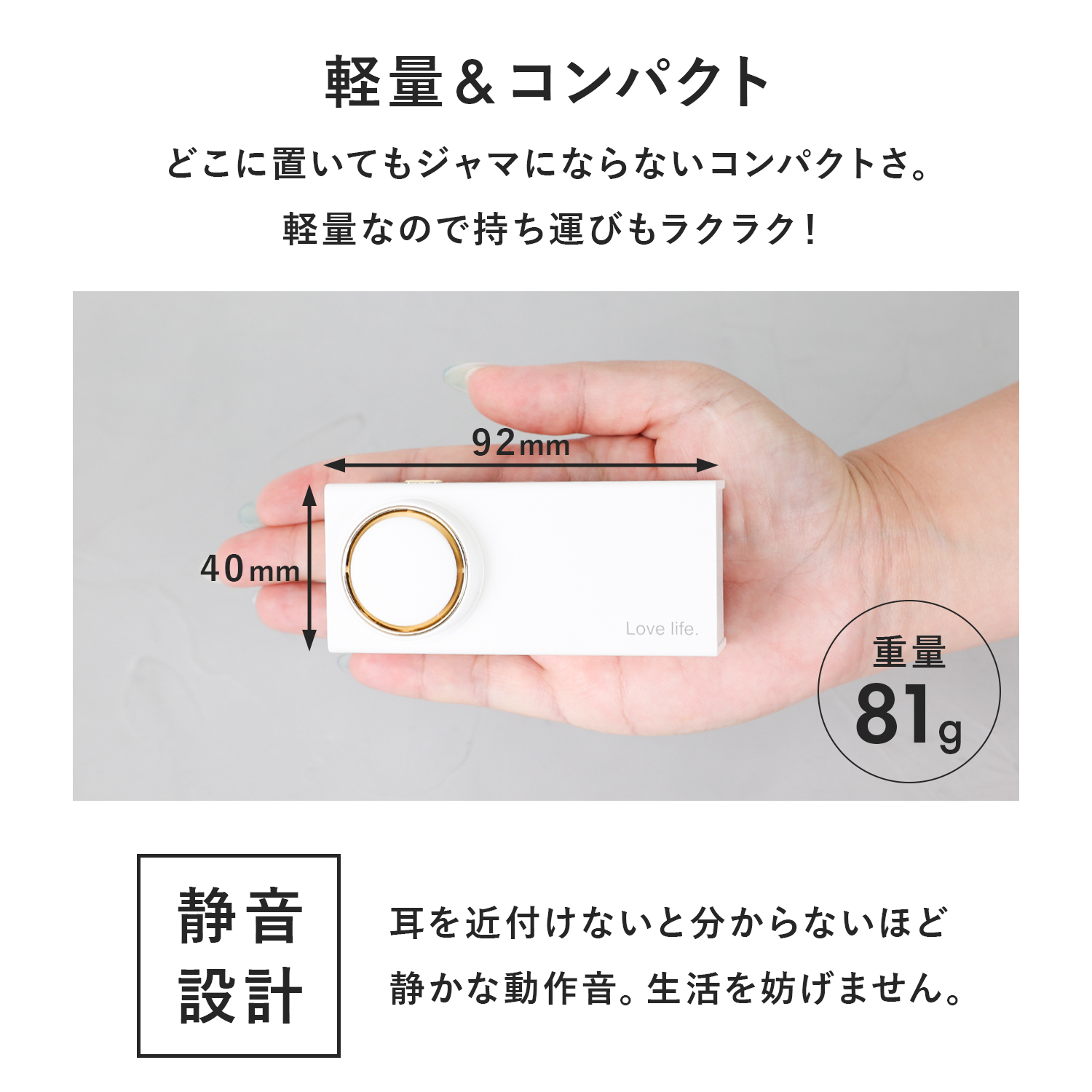 ミニ空気清浄機 オゾン発生器 脱臭 脱臭機 除菌 充電式 オゾン脱臭機