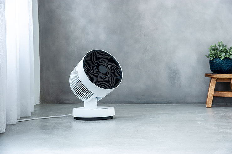 イオニシモ搭載 衣類乾燥機能付 サーキュレーター ヒート&クール HC