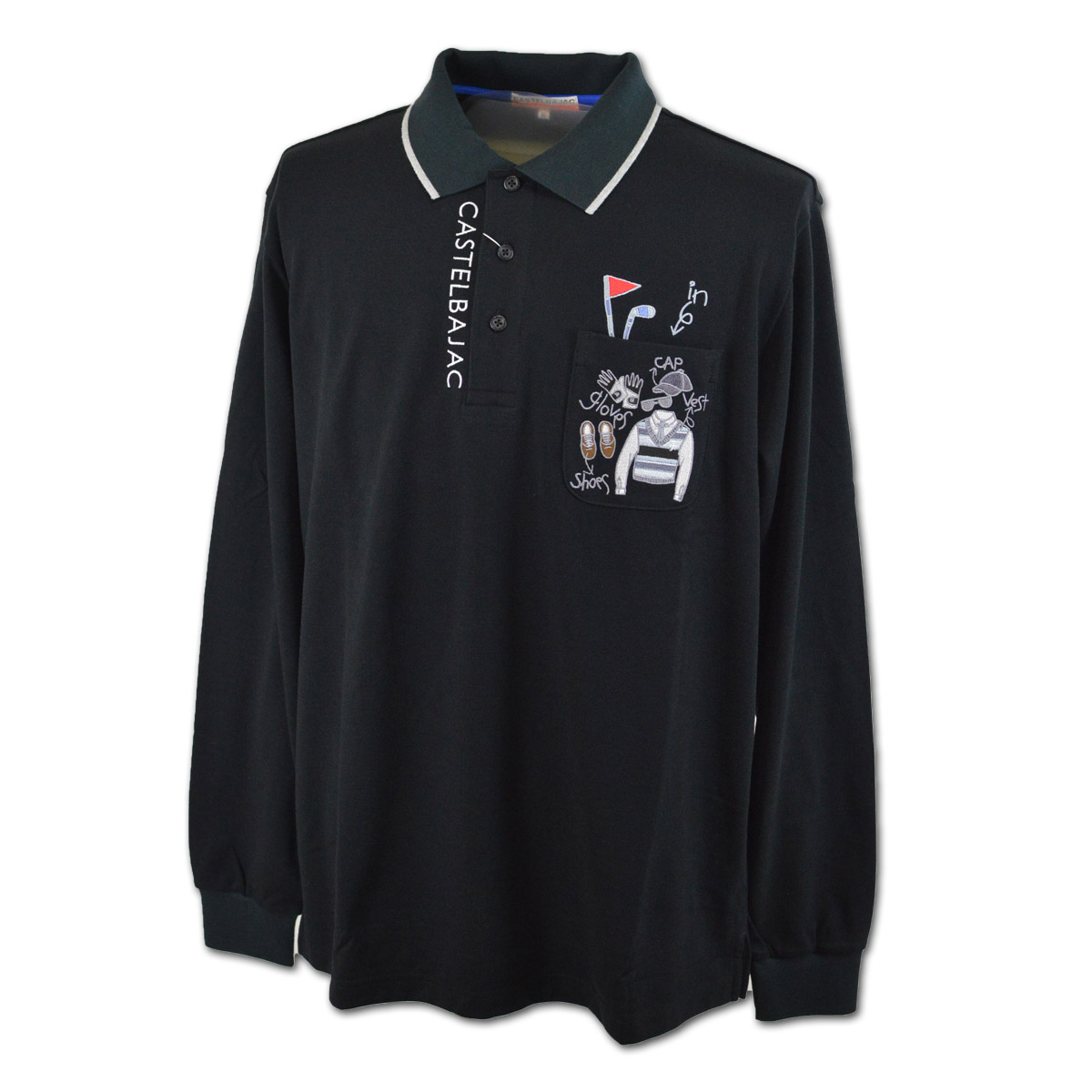 CASTELBAJAC（カステルバジャック） 長袖ポロシャツ メンズ ゴルフ