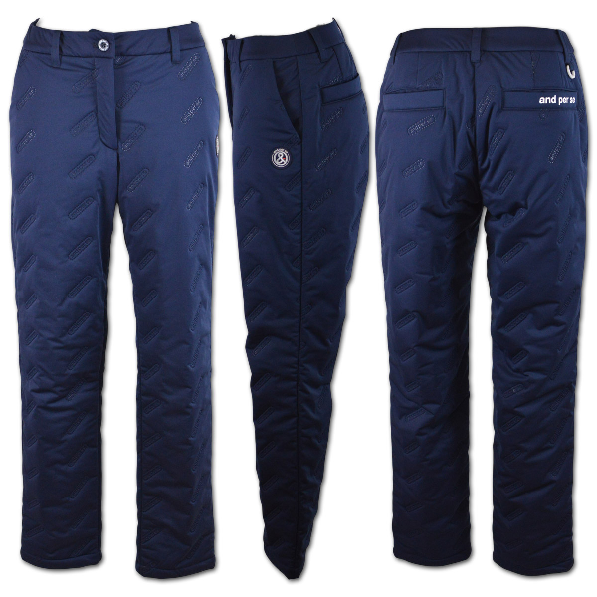and per se（アンパスィ） 防寒パンツ ゴルフ ゴルフウェア レディース