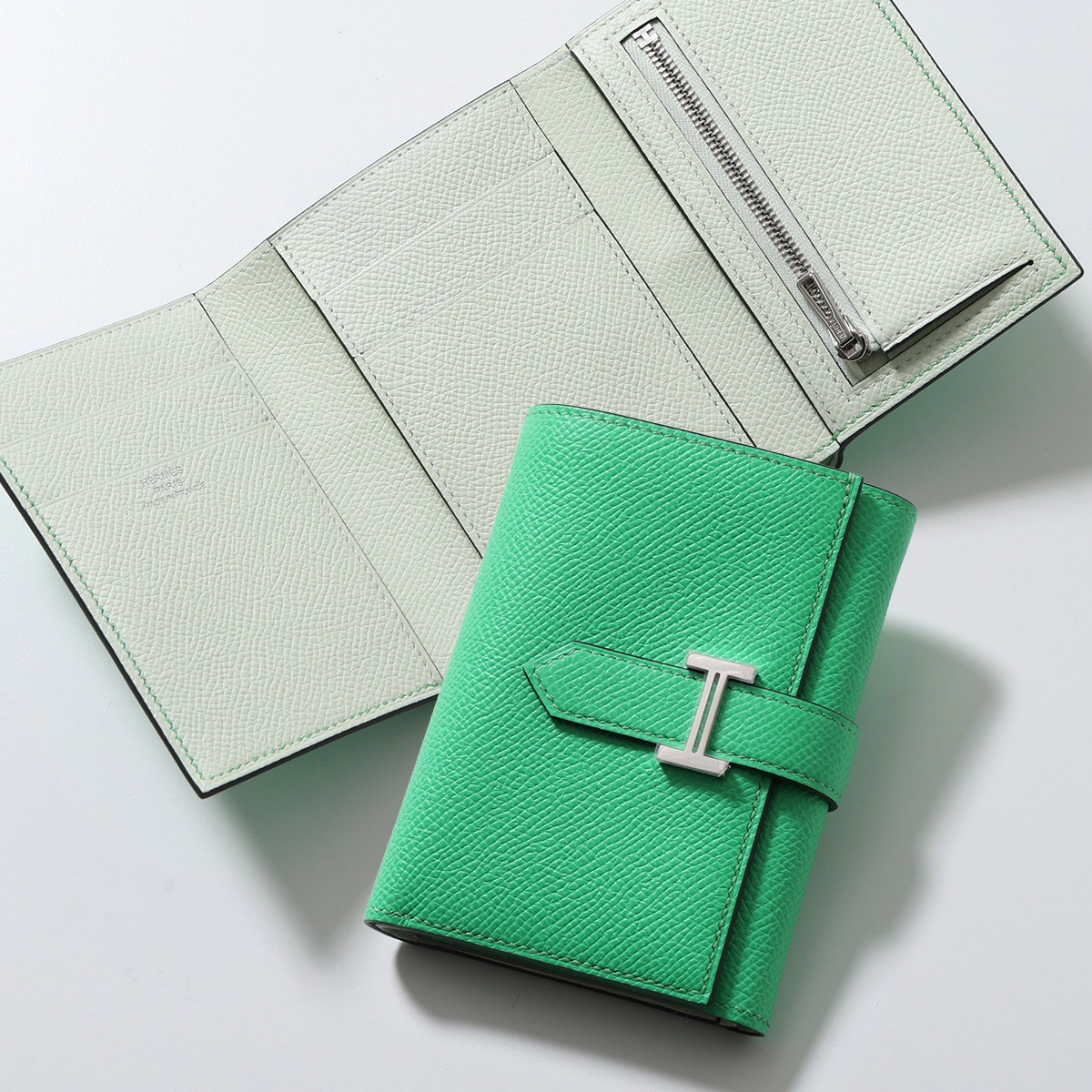HERMES（エルメス） 三つ折り財布 ベアン コンビネ ヴェルソ BEARN