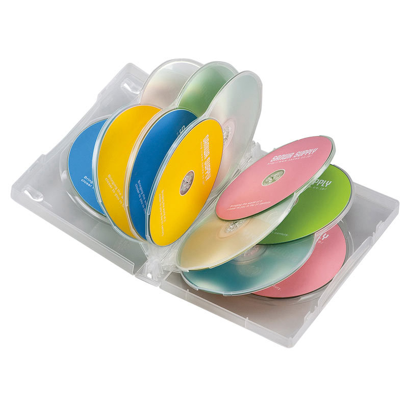 SANWA SUPPLY（サンワサプライ） DVDトールケース 12枚収納 3枚セット