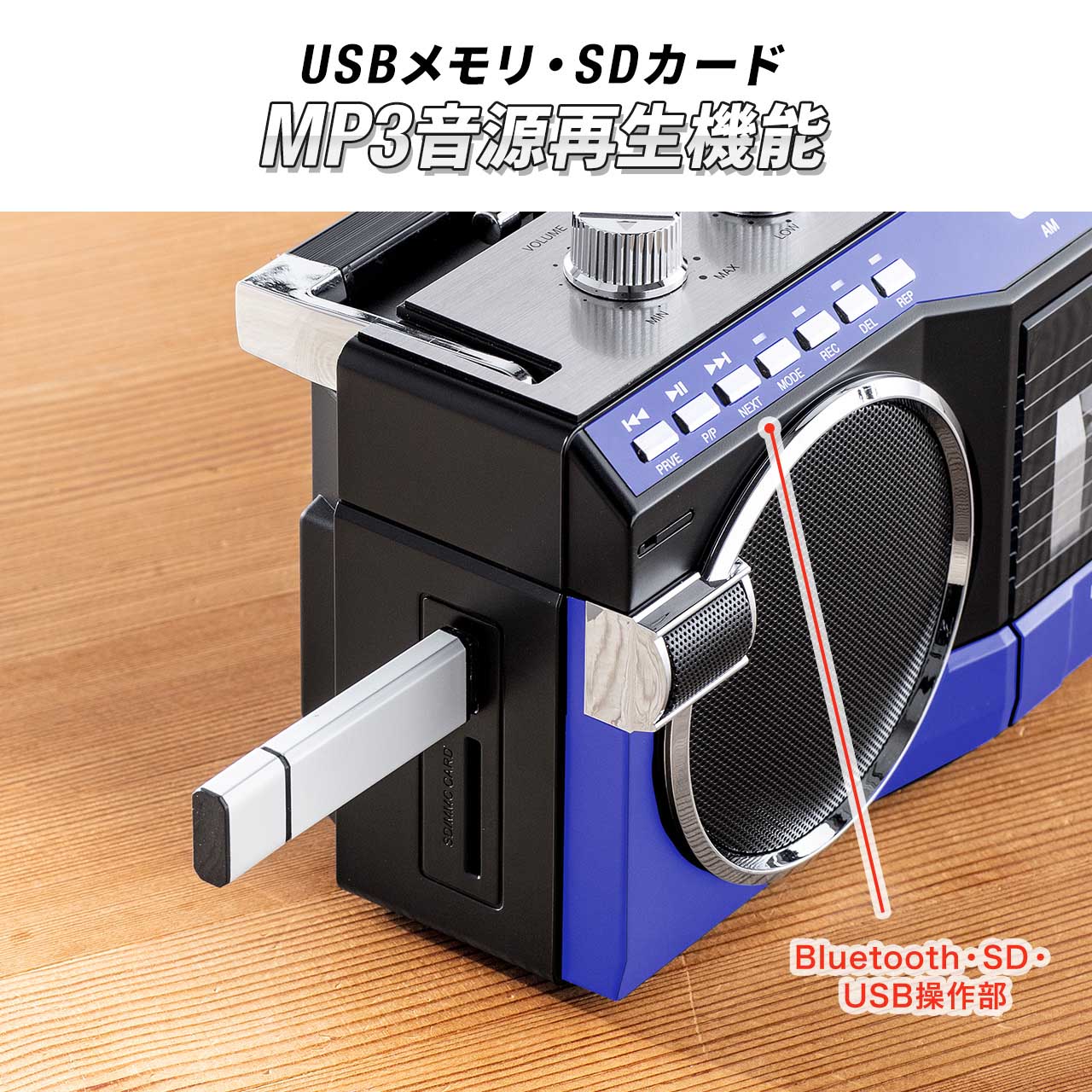 SANWA SUPPLY（サンワサプライ） カセット変換プレーヤー 多機能