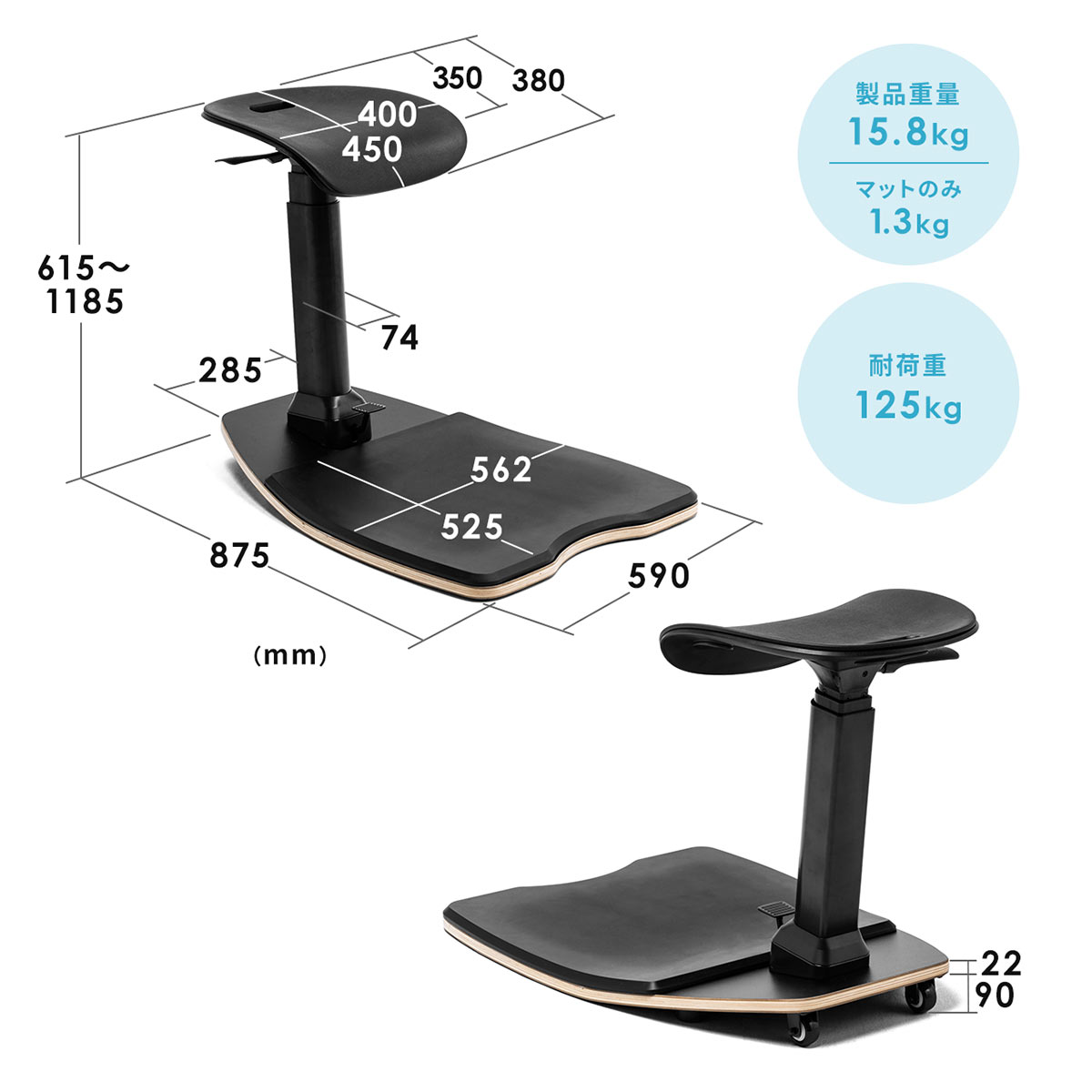 SANWA SUPPLY（サンワサプライ） エルゴノミクスチェア 人間工学 椅子