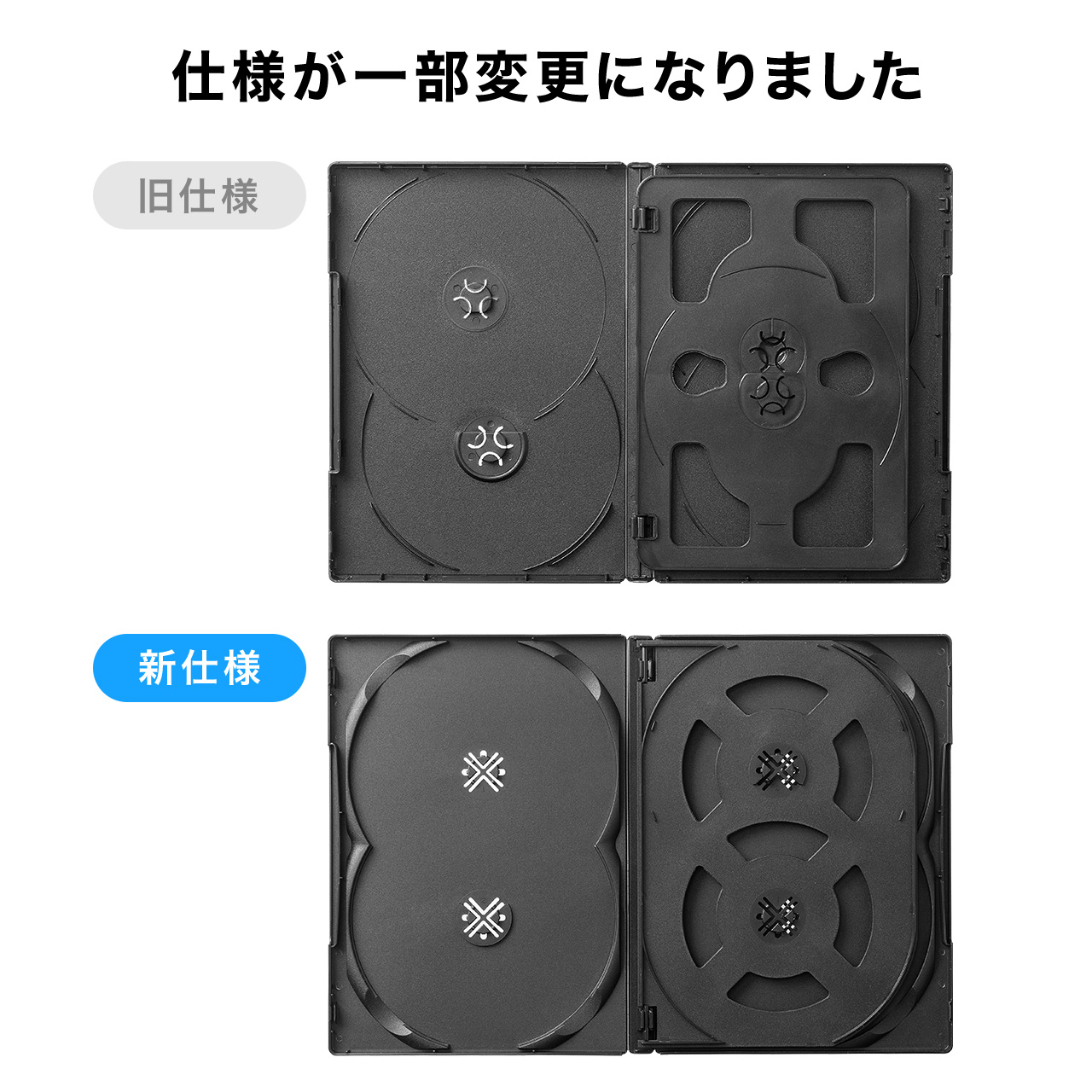 SANWA SUPPLY（サンワサプライ） DVDケース トールケース 6枚収納 100