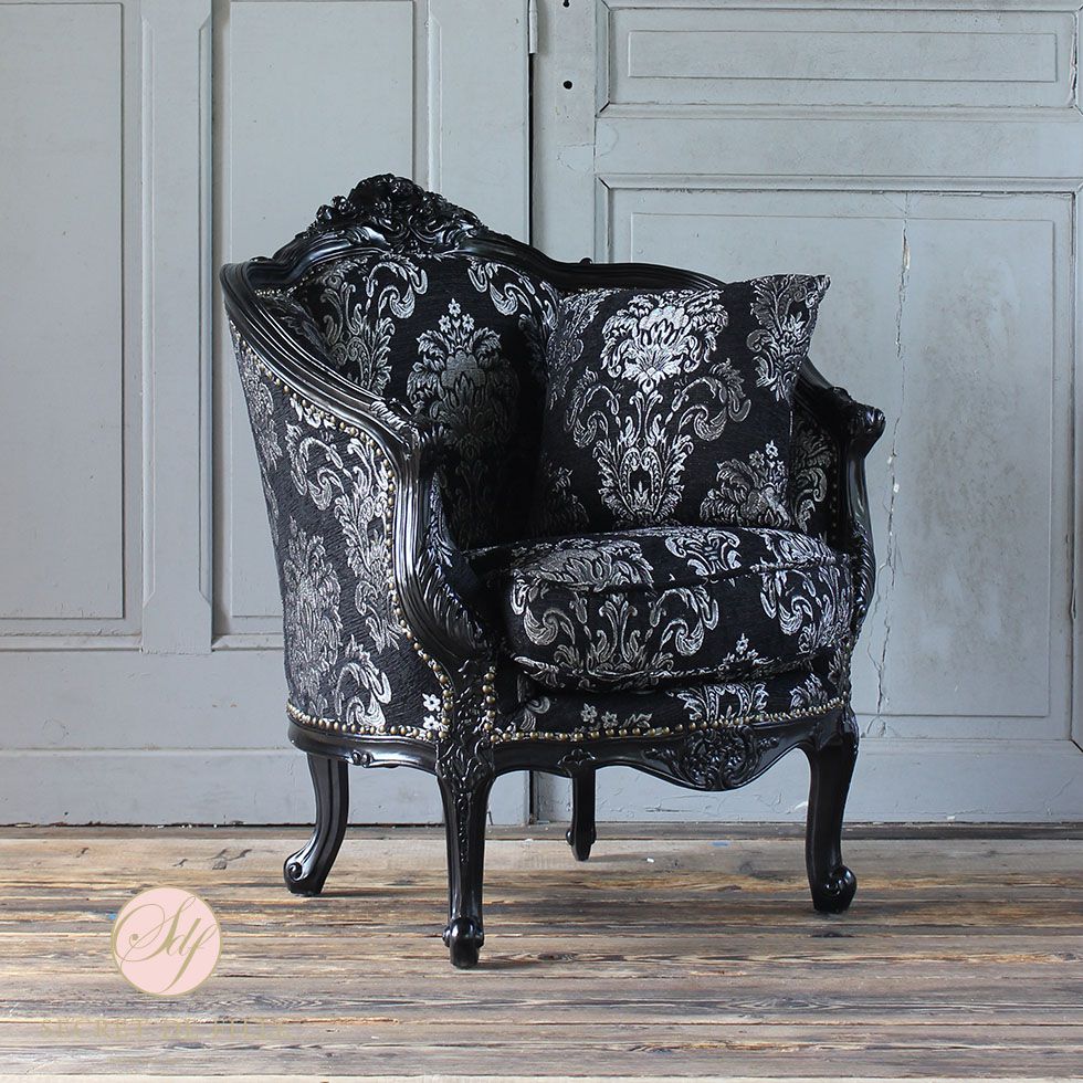 イタリアン ソファ 1人掛け アンティーク ロココ 姫系 猫脚 PUレザー