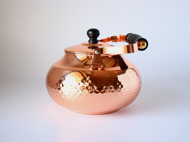 COPPER100 銅製やかん 2.0L 木製ハンドル : 雑貨のお店セレクト