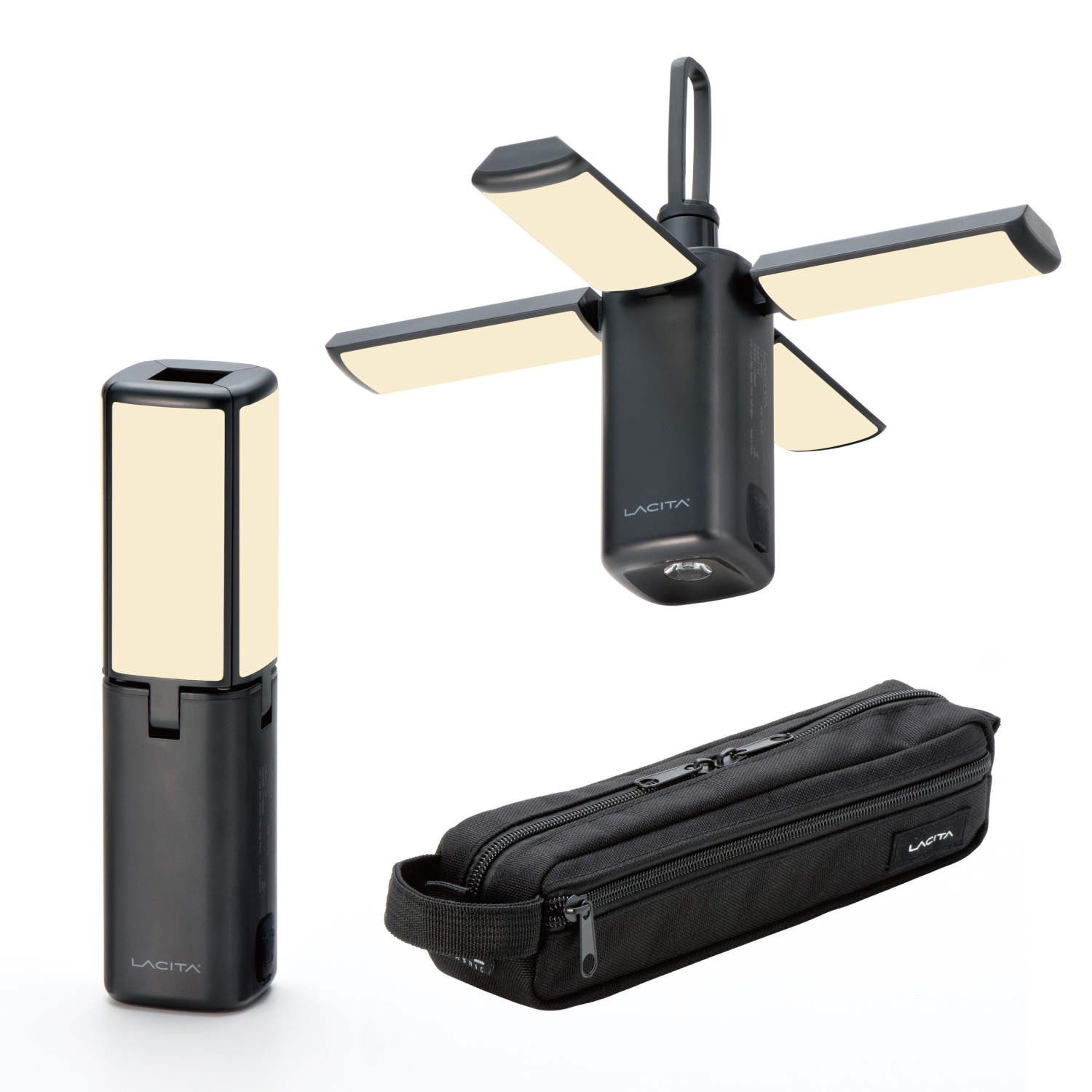 LACITA LEDランタン ランタン EL BRIGHT 1 充電式 キャンプ ライト