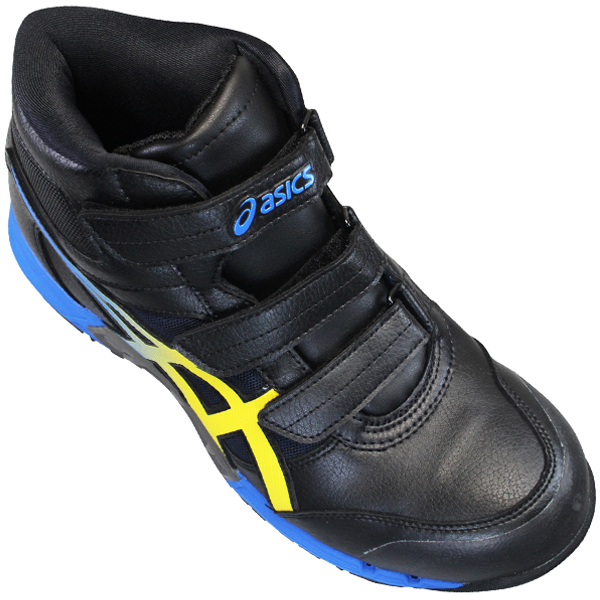 ウィンジョブ アシックス CP308 AC ブラック ホワイト レッド 黒 白 赤