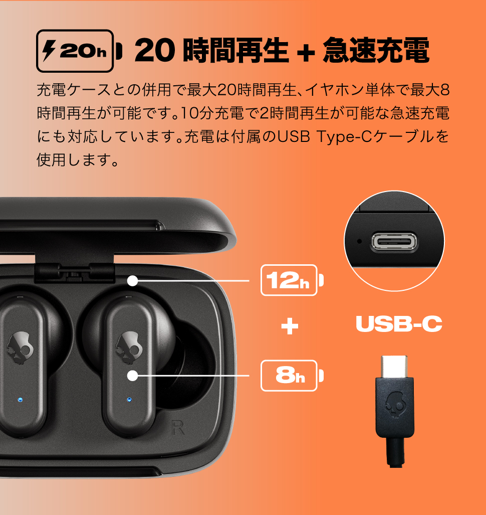 Skullcandy（スカルキャンディー） 【10％OFF!】Skullcandy 公式ストア