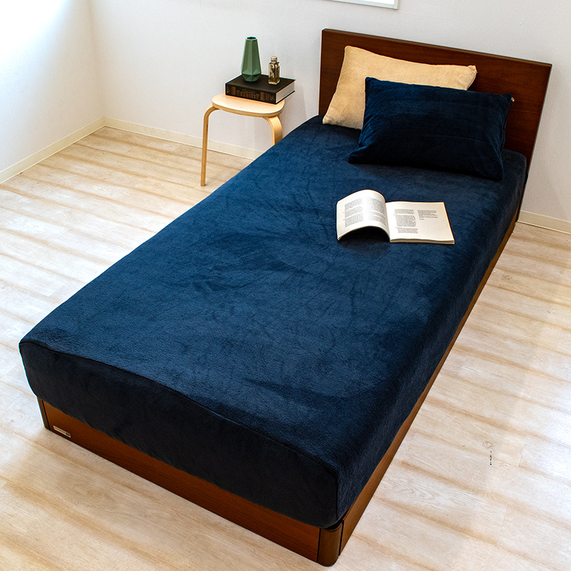 あったか ボックスシーツ マイクロファイバー シングル セミダブル