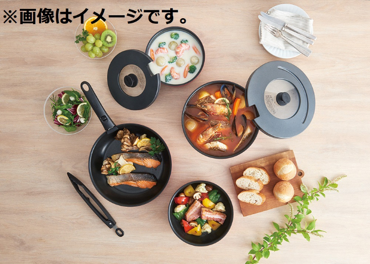 サーモス 取っ手のとれるフライパン 9点セットAA レッド KSA-9A R ( 1