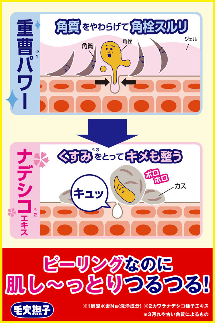 毛穴撫子 しっとりピーリング ( 200ml )/ 毛穴 角栓 くすみ 汚れ 角質