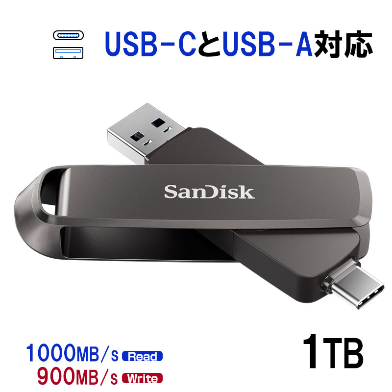 SanDisk（サンディスク） ポイント2倍 ポータブルSSD 1TB USB3.2 Gen2