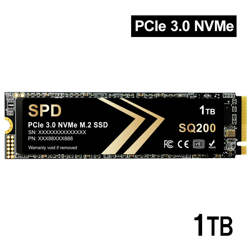 SPD ポイント2倍 SPD SSD 512GB M.2 2280 PCIe 3.0 NVMe R: 3300MB/s W