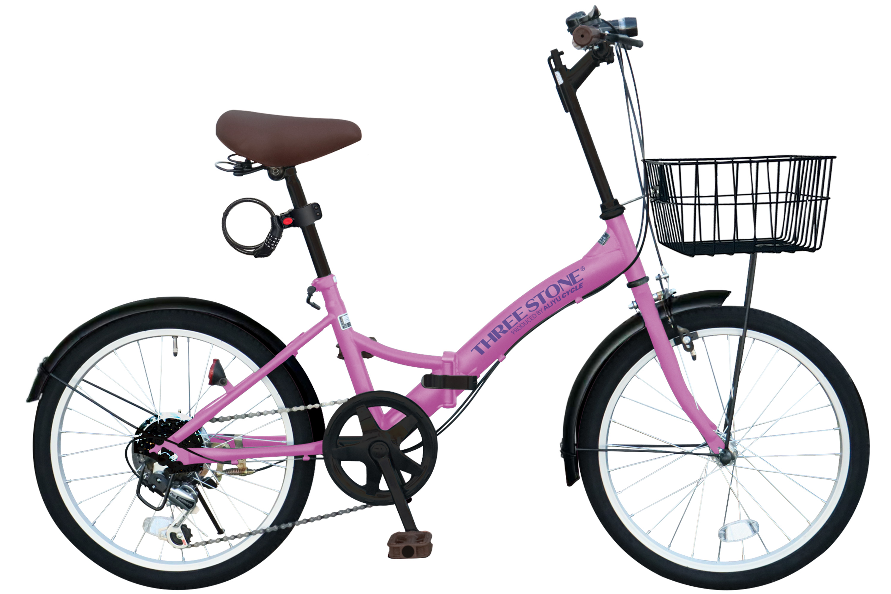 アイジュサイクル 折りたたみ自転車 20インチ シマノ製 6段ギア