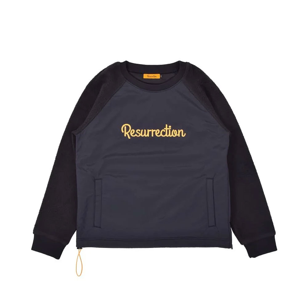 Resurrection レザレクション ウィンドブロックボアクルーネック