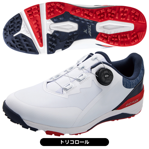 メンズ アクセル 2025 AXGS-25221 EVOライト2 スパイクレス ゴルフ