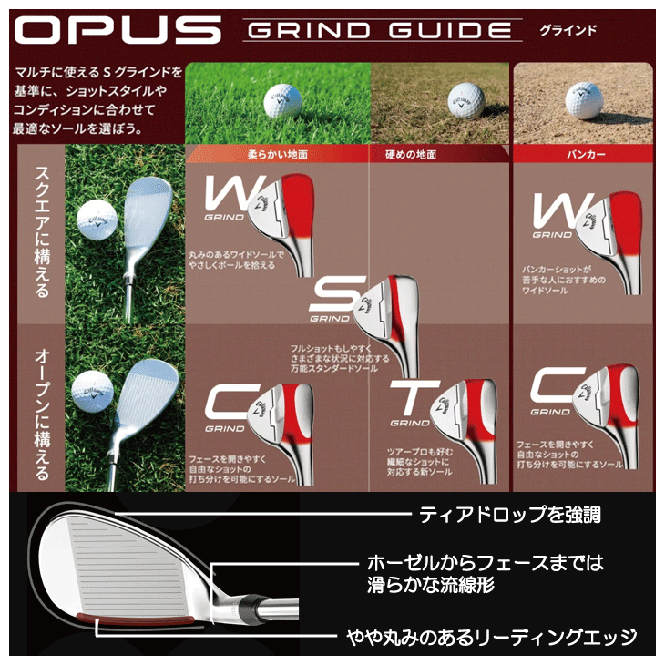Callaway（キャロウェイ） 2024 OPUS TOUR CHROME ウェッジ MODUS