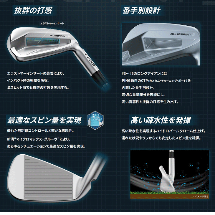 PING（ピン） ブループリント S DG EX ツアーイシュー アイアン 単品