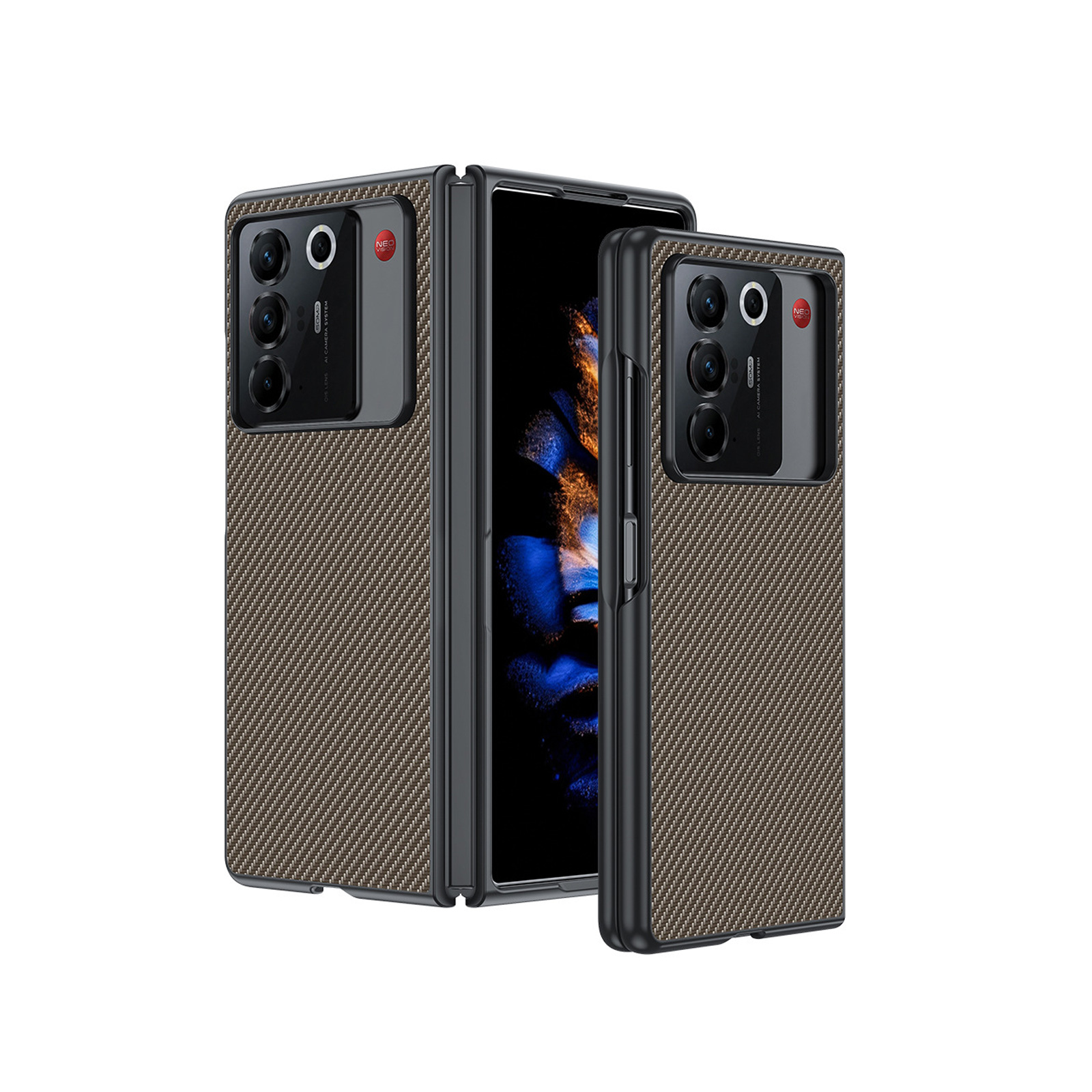 nubia nubia Fold 耐衝撃ケース PUレザー シンプル おしゃれ