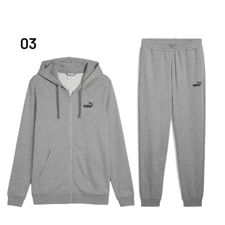 PUMA（プーマ） スウェット メンズ 上下 PUMA ESS NO. 1ロゴ 長袖