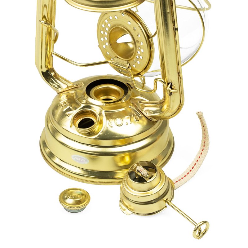 DIETZ デイツ ハリケーンランタン D78 ブラス（ゴールド）【Sx】【T