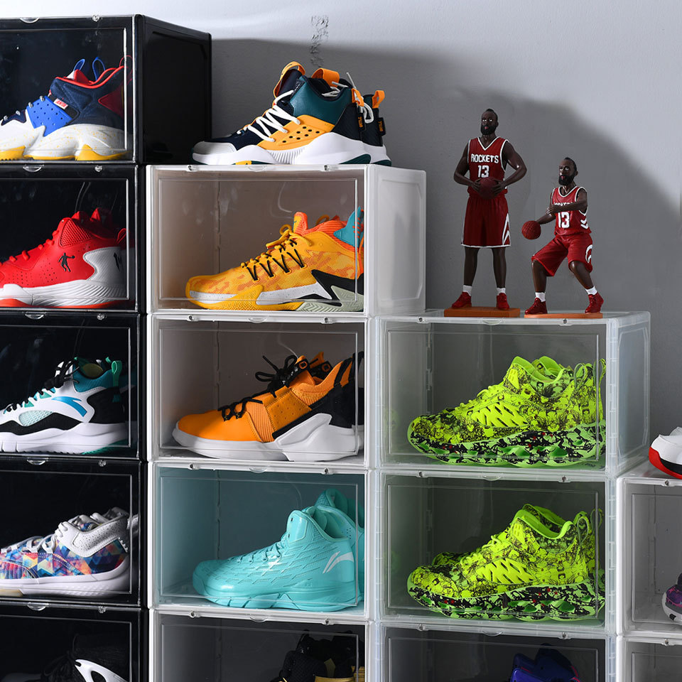 シューズボックス シューズケース 6個セット 収納ボックス 靴箱 下駄箱