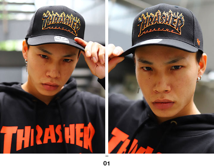 47（フォーティーセブン） 47 THRASHER キャップ サンフランシスコ