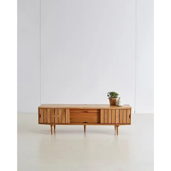 テレビボード おしゃれ 北欧風 無垢 150 完成品 ローボード テレビ台