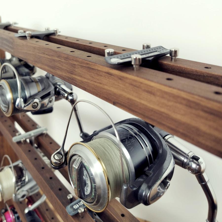 WOODWORKS リールスタンド Bタイプ (サイズ：L) 木製 日本製 【 釣竿