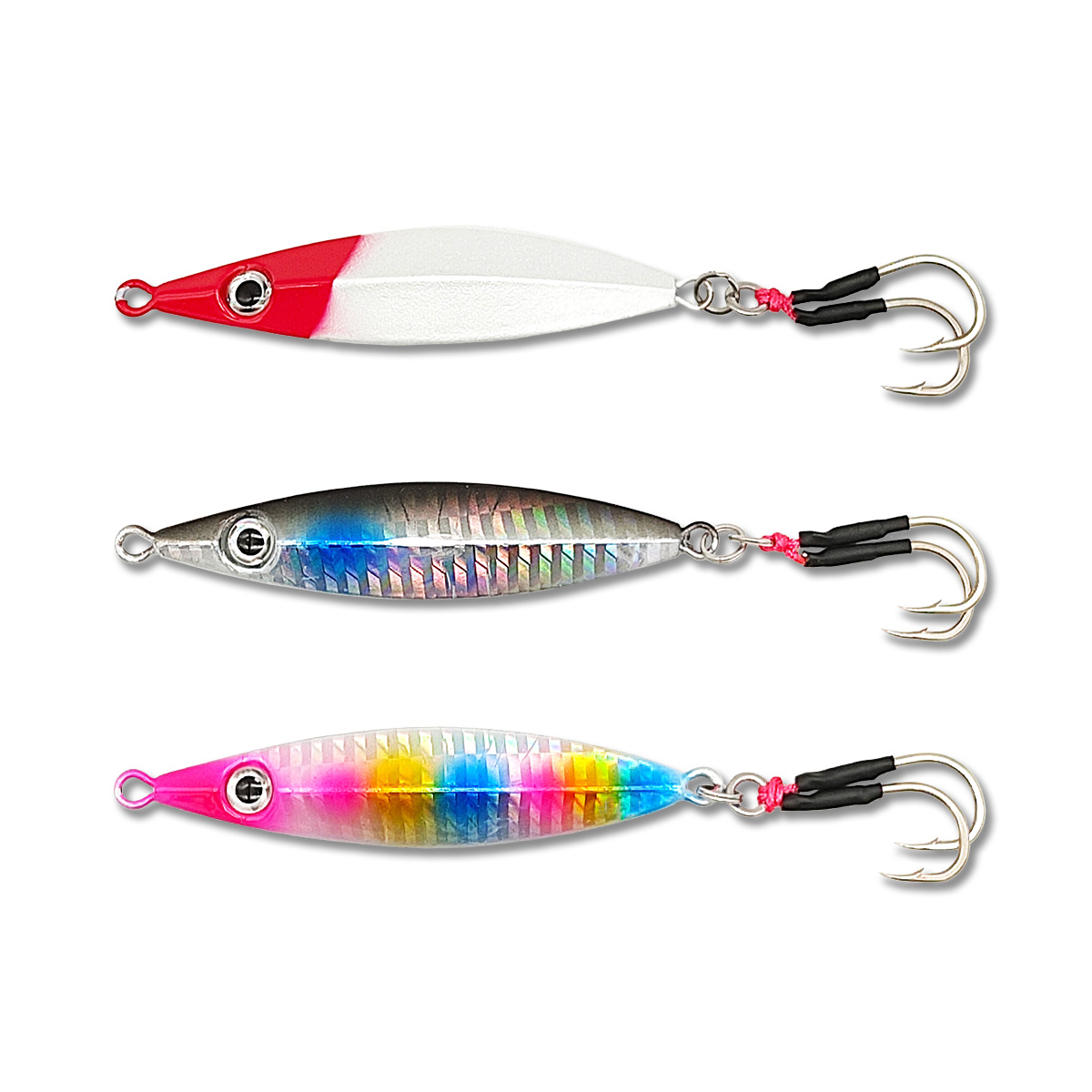 オルルド釣具 メタルジグ ジグスプーン 30g 3色セット ぶっ飛ぶジグ