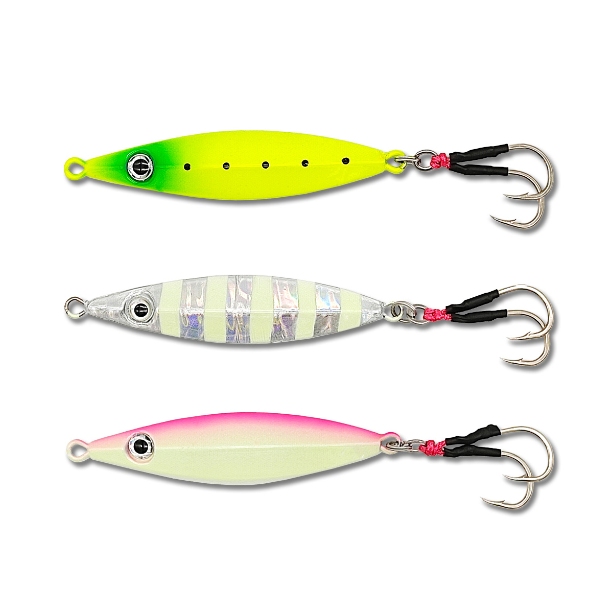 オルルド釣具 メタルジグ ジグスプーン 30g 3色セット ぶっ飛ぶジグ