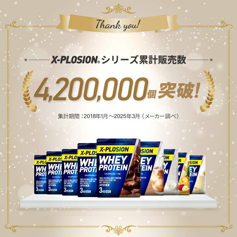 エクスプロージョン（X-PLOSION） WPI(アイソレート) 3kg ピーチ味 100