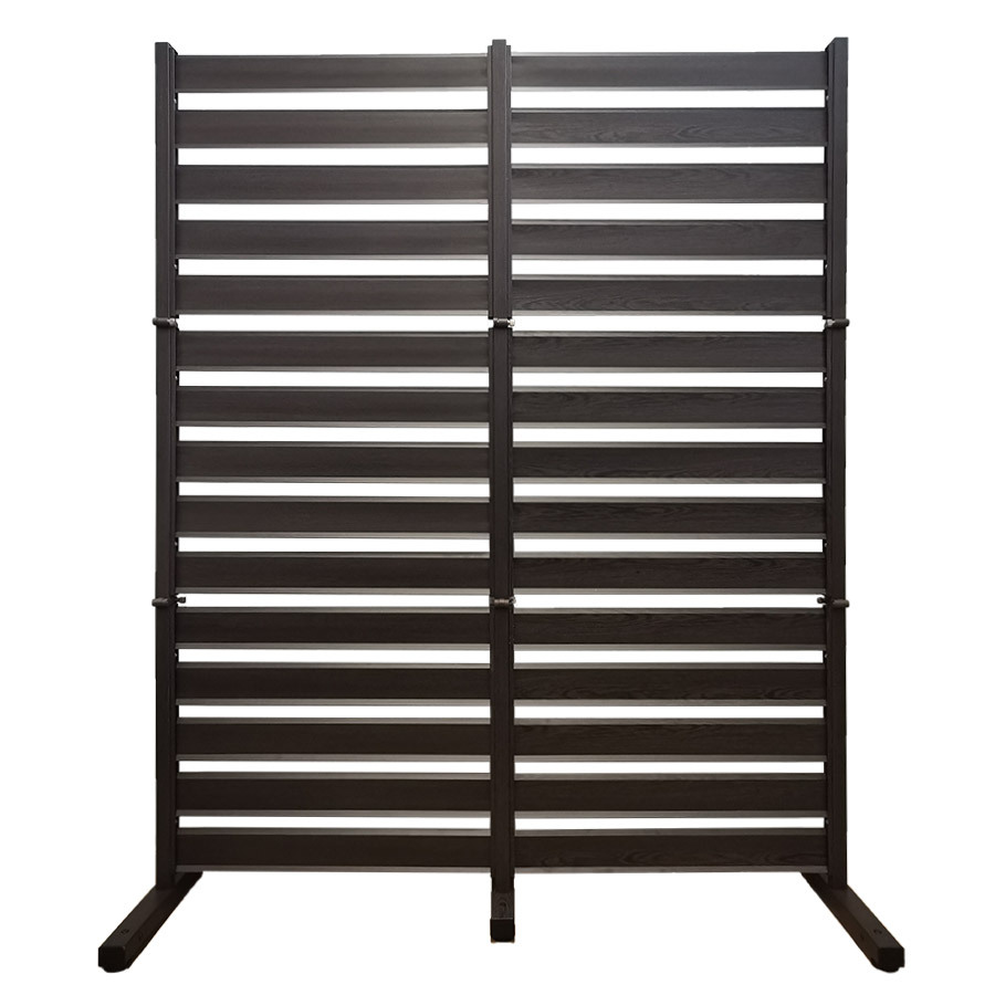 アルマックス（ALMAX） たためる アルミフェンス 木目調 幅120高さ