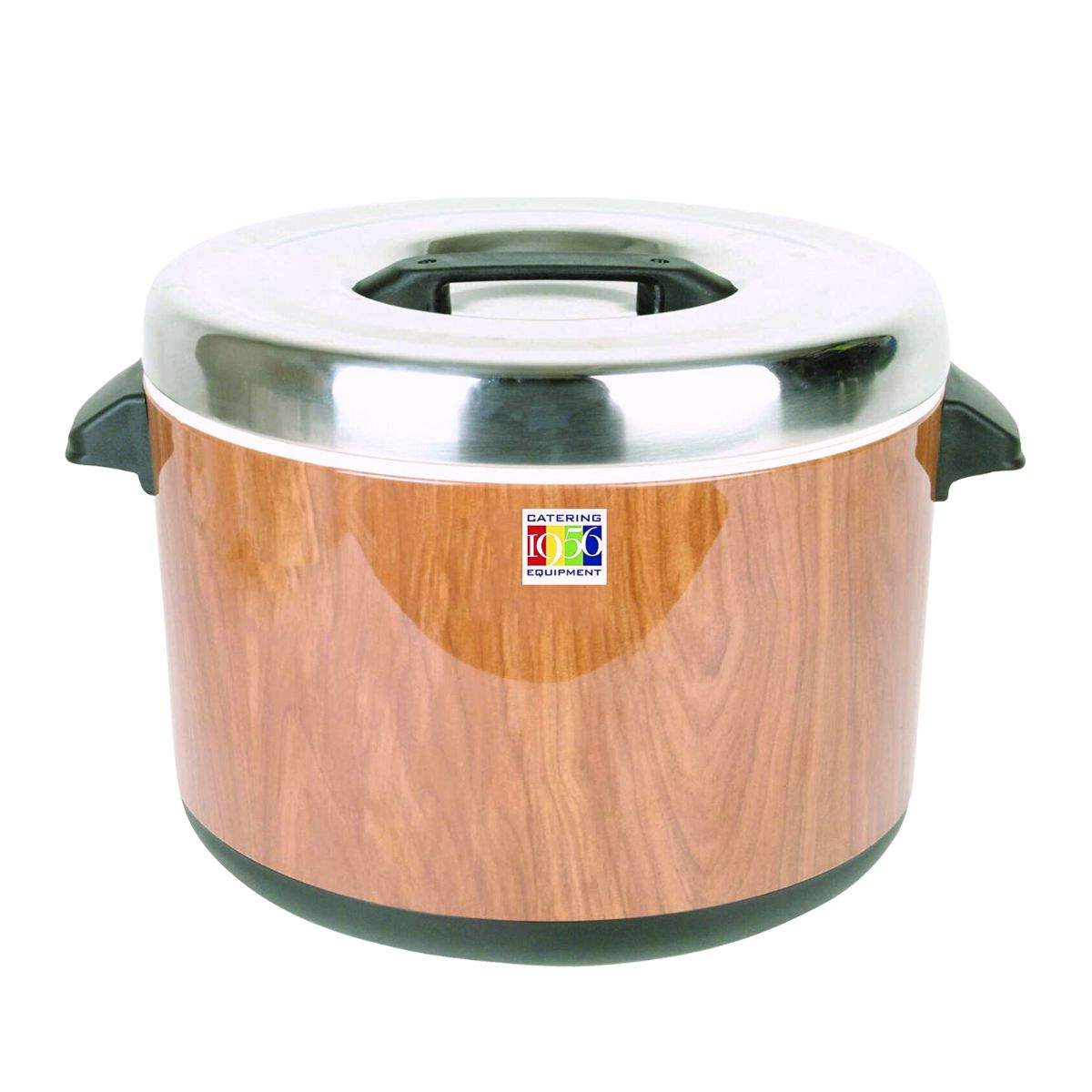 Thunder Group 保温ジャー 2.2升 4L 木目/ステンレス 業務用 電気不要