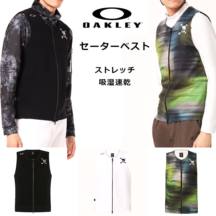 OAKLEY（オークリー） スカル ゴルフ ニット ベスト oa534 Skull