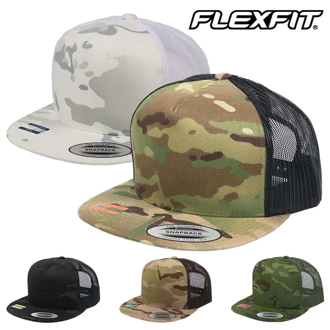FLEXFIT（フレックスフィット） メッシュキャップ 迷彩 メンズ