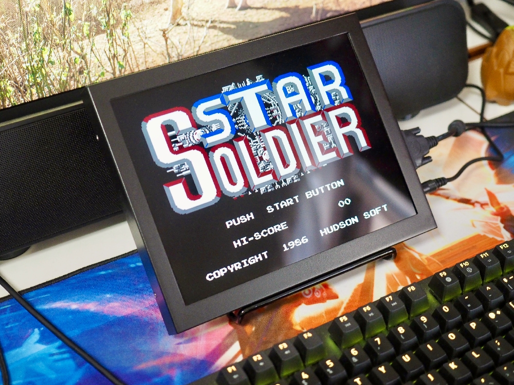 レトロゲーム（MiSTer FPGA）にピッタリな画面比率4:3の液晶モニタを