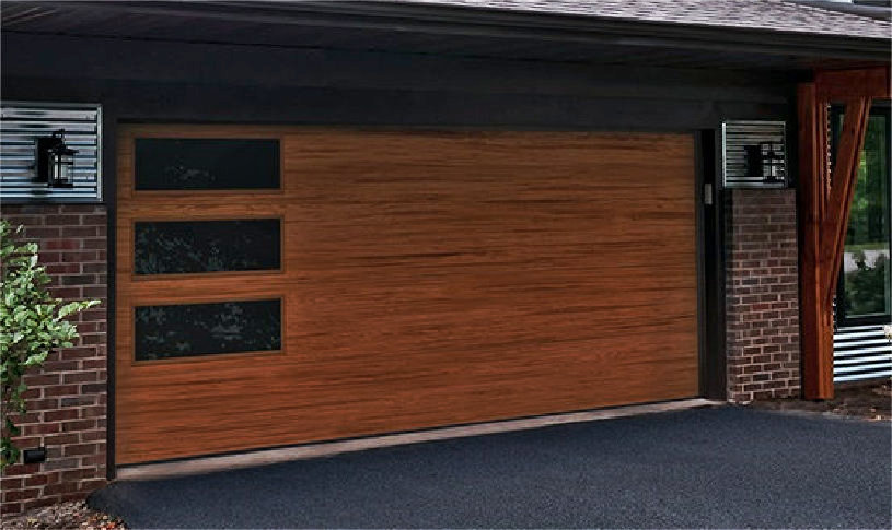 Stamped Carriage House Garage Door - Shipley Garage Doors