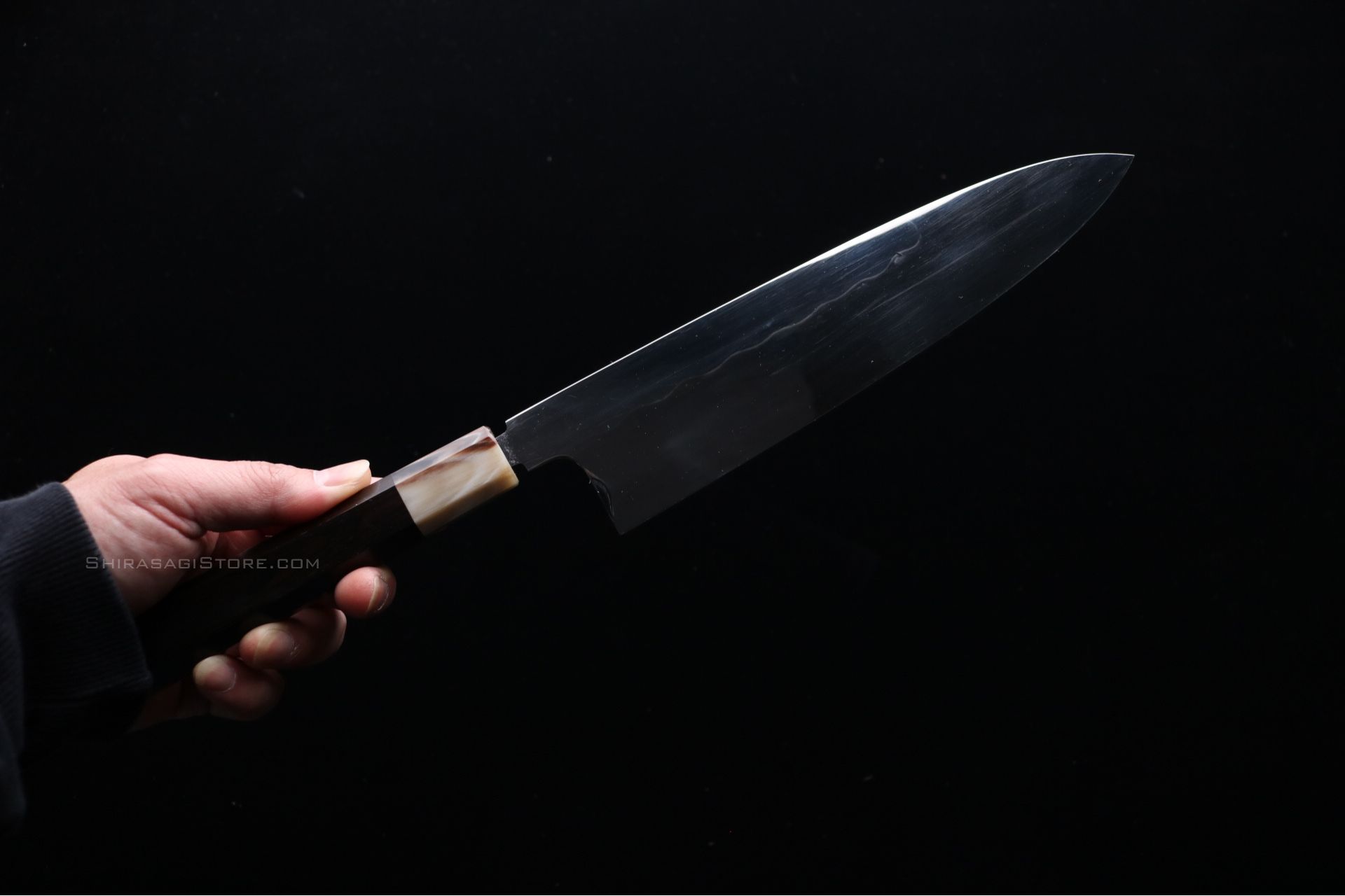 本焼 牛刀 包丁 白一鋼 鏡面仕上8寸 - shirasagistore.com