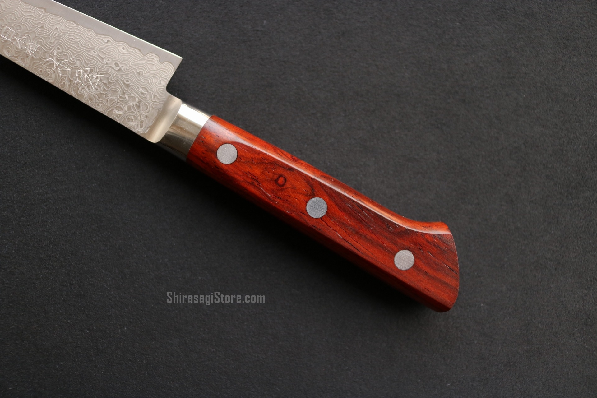 日本橋 木屋 ペティナイフ 49層墨流し スーパーゴールド粉末鋼