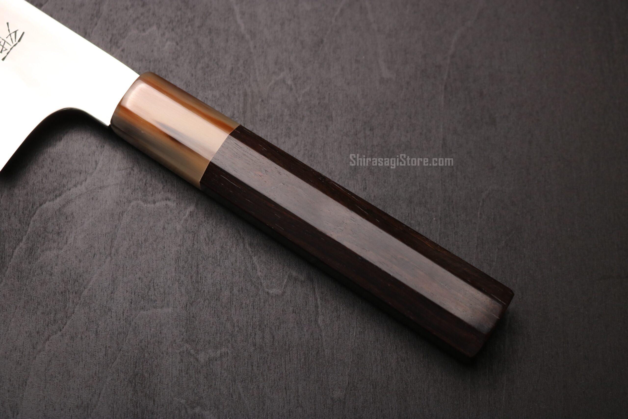 水野鍛錬所「源昭忠」本焼 和牛刀 デラックス 青二鋼 両鏡面 8寸