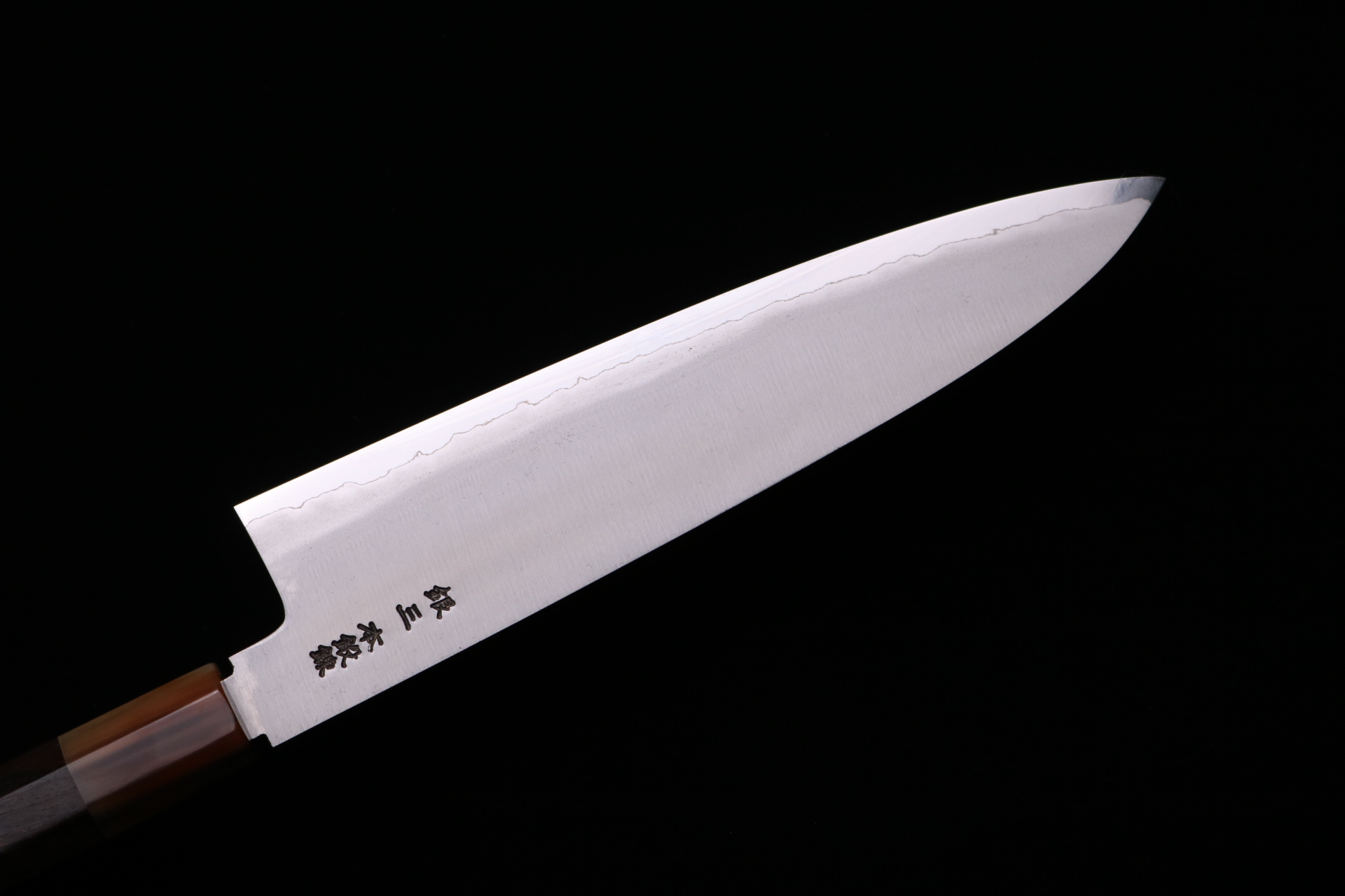 白鷺 牛刀 和包丁 銀三鋼 本鍛錬 黒檀八角水牛 7寸 - shirasagistore.com