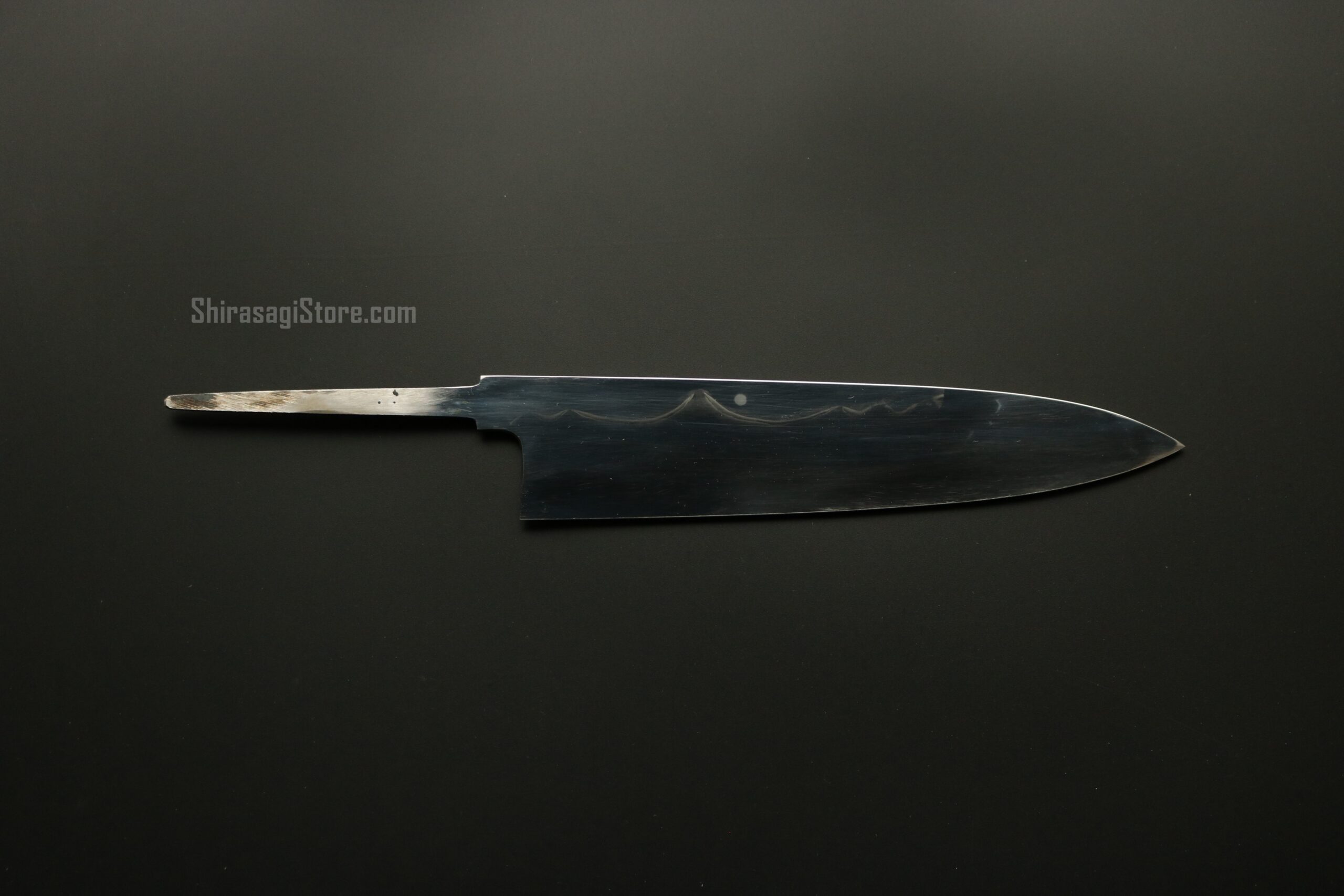 本焼 牛刀 包丁 富士山＆満月 白一鋼 鏡面仕上 8寸 - shirasagistore.com