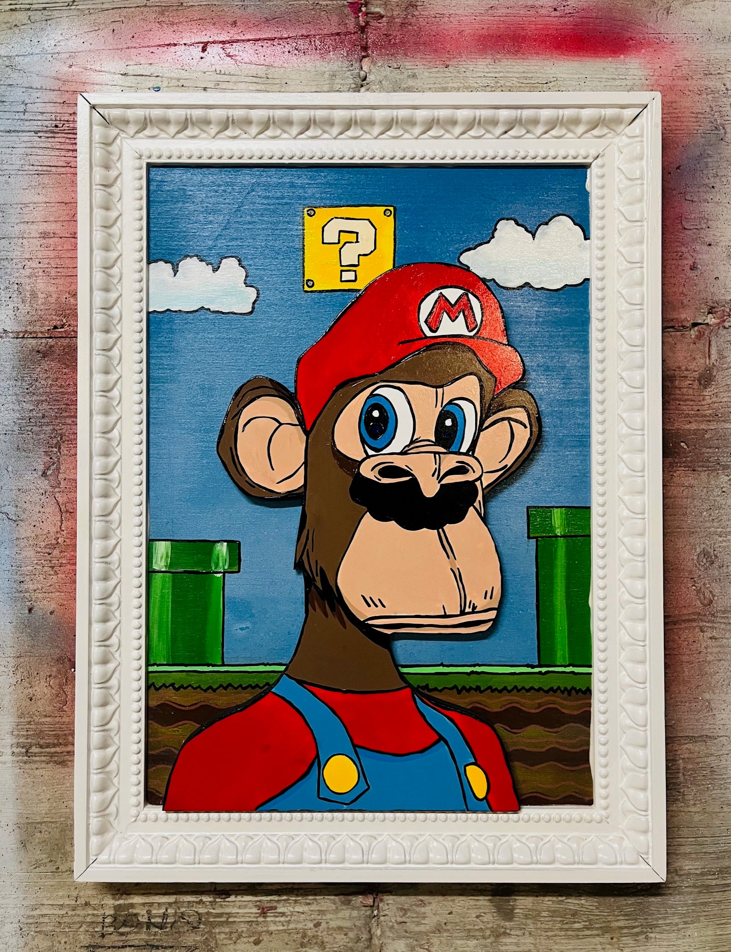 BORED VS Super Mario – Simone De Rosa Art