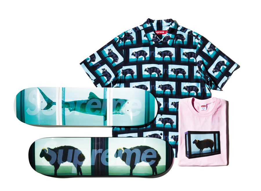 139 Editor’s Eye Supreme × Damien Hirst Skateboard, Shirt, T