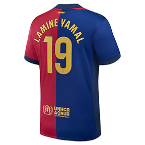 Nike Youth Barcelona Lamine Yamal #19 Jersey (Home 24/25