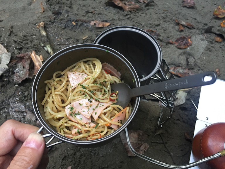 スノーピーク(snow peak) のソロ用クッカー 「ソロセット チタン」 の